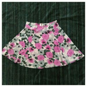Floral Skater Skirt